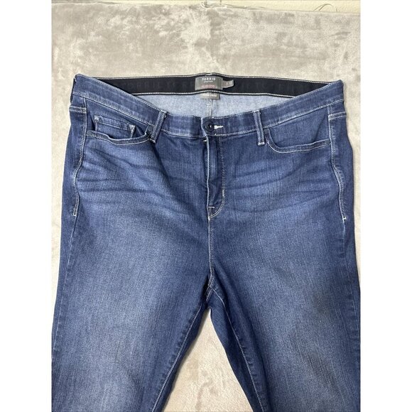 Women’s Torrid Denim Jeans Sky high Skinny Premium Stretch Size 20 Short - Picture 6 of 16